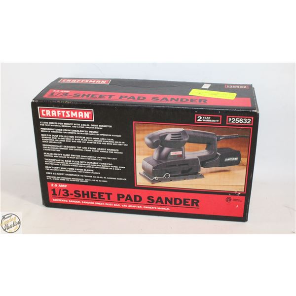 NEW CRAFTSMAN 2.O AMP 1/3" SHEET