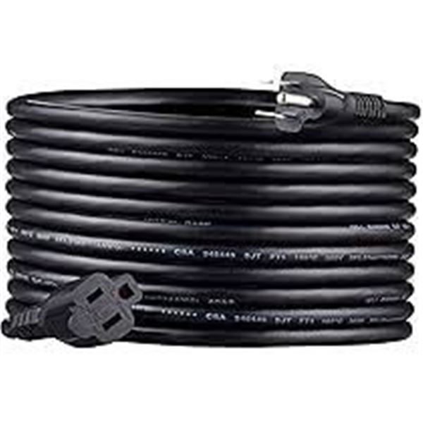 NEW AMAZON BASICS 20FT EXTENSION CORD