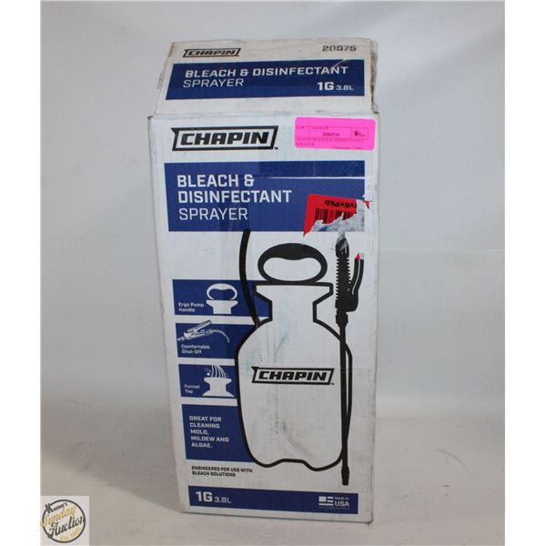 CHAPIN BLEACH & DISINFECTANT SPRAYER
