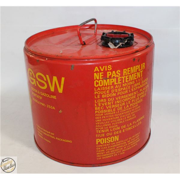 METAL GASOLINE CAN