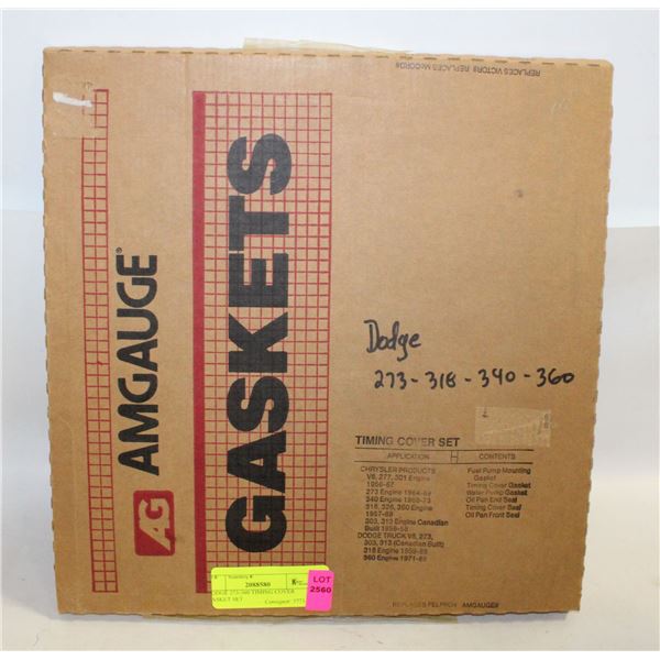 DODGE 273-360 TIMING COVER GASKET SET