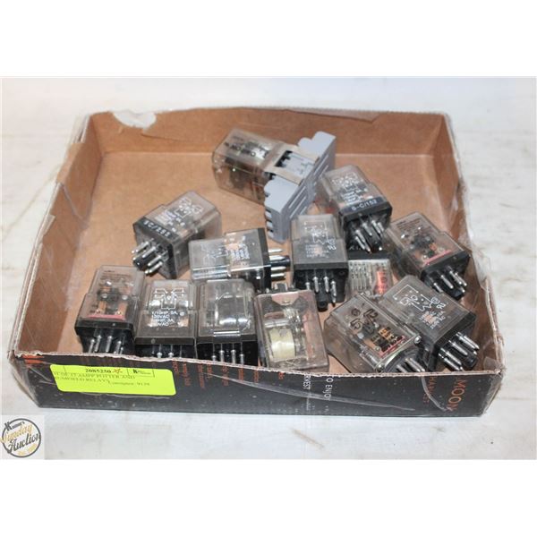 LOT OF 17 AMPP POTTER AND BRUMFIELD RELAYS