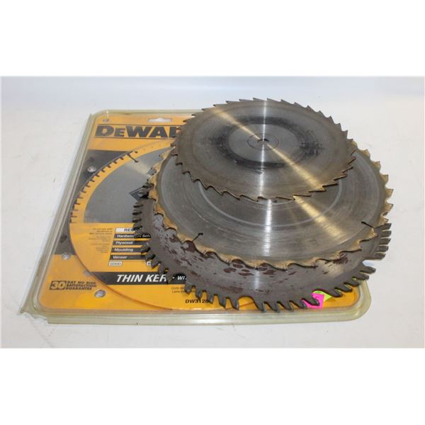 4 MITRE SAW BLADES