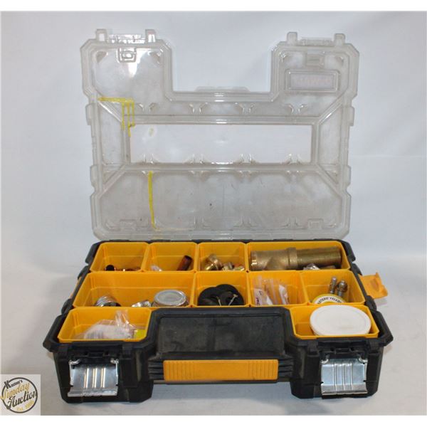 DEWALT ORGANIZER WITH BRASS AND COPPER FITTINGS