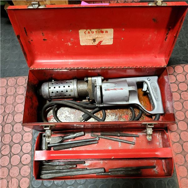 MILWAUKEE ELECTRIC HAMMER &  ATTACHMENTS