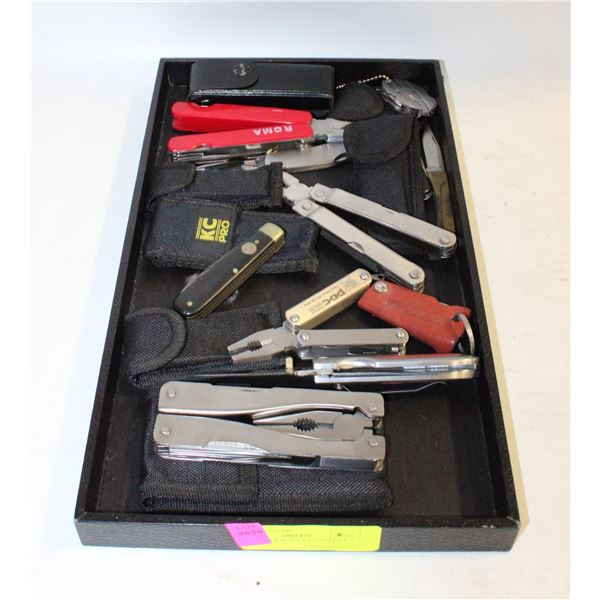 ESTATE MULTI TOOLS + POCKET KNIVES