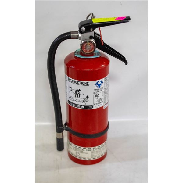 FULLY CHARGED & CERTIFIED FIRE EXTINGUISHER