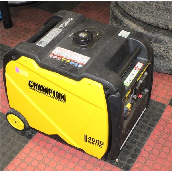 CHAMPION GAS INVERTER GENERATOR 4500 WATTS