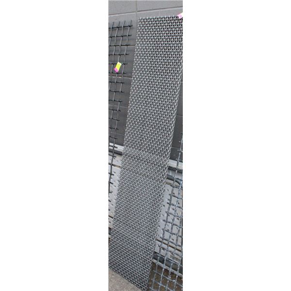 SET OF TWO 64" X 16" HIGH CARBON STEEL SCREENS