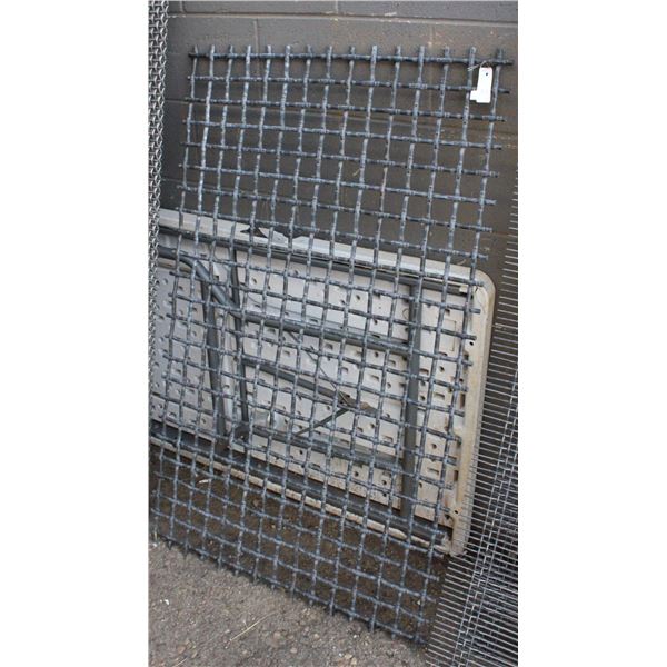 48" X 30" HIGH CARBON STEEL SCREEN