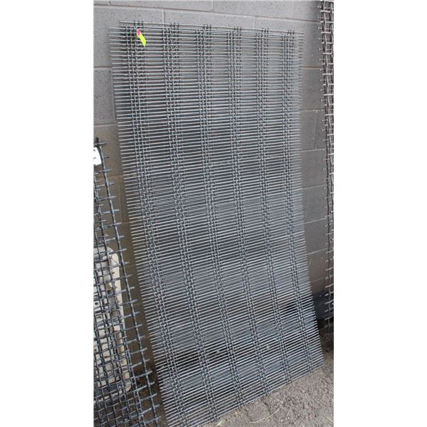 SET OF TWO 64" X 34" HIGH CARBON STEEL SCREENS