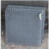 Image 1 : SET OF NINE 13.5 X 13.5" HIGH CARBON STEEL SCREENS