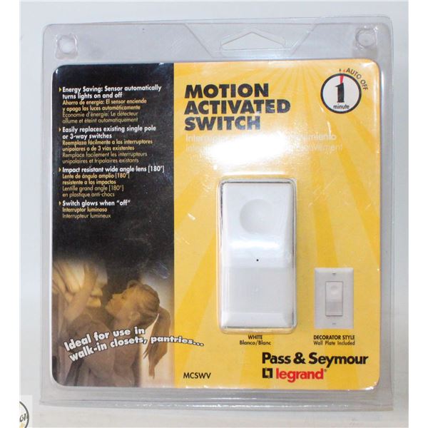 2 NEW CASES OF MOTION SENSORS - 6 PER CASE