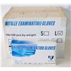 Image 1 : CASE WITH 1000 SZ LARGE NITRILE EXAM GLOVES