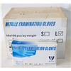 Image 1 : CASE WITH 1000 SZ LARGE NITRILE EXAM GLOVES