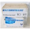 Image 1 : CASE WITH 1000 SZ LARGE NITRILE EXAM GLOVES