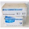 Image 1 : CASE WITH 1000 SZ LARGE NITRILE EXAM GLOVES