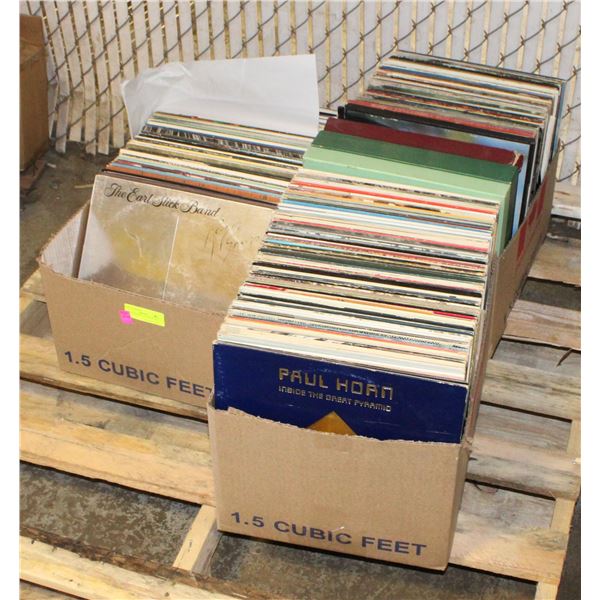 VINYL RECORDS ASSORTED- 100+