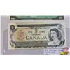 Image 4 : Canada $1 Bills (3): - 1954 : Beattie/Coyne #UA6230172 - 1967 : Beattie/Rasminsky #JP4521149 - 1973 