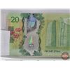 Image 5 : Canada $20 Bill 2012 "RADAR" : Wilkins/Poloz #FWC4612164 (See Pics for Varieties, Conditions, Serial