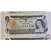 Image 3 : Canada $1 Bills 1973 (4 Consecutive) : Lawson/Bouey #AZ3620487-490 (See Pics for Varieties, Conditio