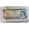 Image 4 : Canada $1 Bills 1973 (4 Consecutive) : Lawson/Bouey #AZ3620487-490 (See Pics for Varieties, Conditio