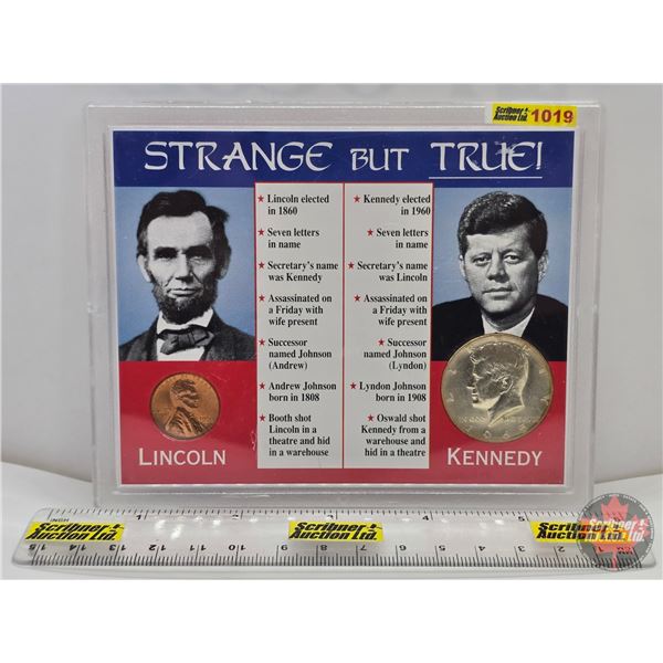 USA "Strange but True" : 2 Presidents … 13 Uncanny Coincidences! (SEE PICS!)  (Listing & De