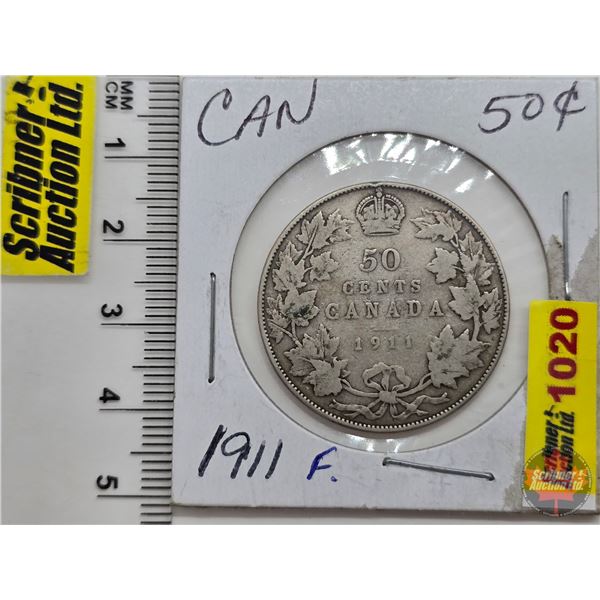 Canada Fifty Cent 1911 (SEE PICS!)  (Listing & Descriptions are a GUIDE ONLY and are subject to chan