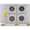 Image 1 : Canada Fifty Cent (4): 1973; 1974; 1975; 2002 (SEE PICS!)  (Listing & Descriptions are a GUIDE ONLY 