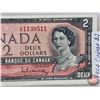 Image 3 : Canada $2 Bill 1954 : Beattie/Rasminsky #VR1130511 (See Pics for Varieties, Conditions, Serial Numbe