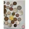 Image 3 : Foreign Coins - Variety (33) + Tokens (4) (Incl. France; Germany; Britain; Italy; USA; Spain; Irelan