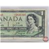 Image 2 : Canada $1 Bill 1954 : Beattie/Coyne #RA5831340 (See Pics for Varieties, Conditions, Serial Numbers, 