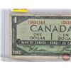 Image 3 : Canada $1 Bill 1954 : Beattie/Coyne #RA5831340 (See Pics for Varieties, Conditions, Serial Numbers, 