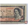 Image 2 : Canada $2 Bill 1954 : Coyne/Towers #BB3010109 (See Pics for Varieties, Conditions, Serial Numbers, P