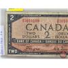 Image 3 : Canada $2 Bill 1954 : Coyne/Towers #BB3010109 (See Pics for Varieties, Conditions, Serial Numbers, P