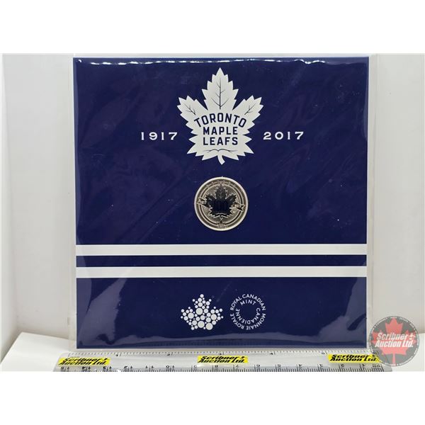 RCM 2017 $3 Fine Silver Coin : 100th Anniversary of the Toronto Maple Leaf's (99.99%) (SEE PICS!)  (