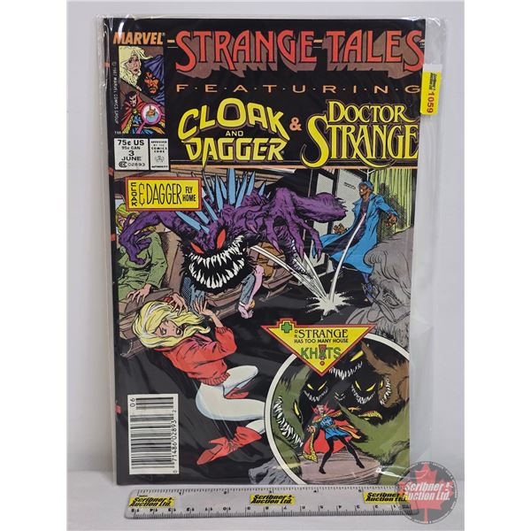 MARVEL : Strange Tales Featuring - Cloak and Dagger & Doctor Strange #3 - 1987 (SEE PICS!)  (Listing