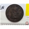 Image 2 : Province of Canada : Bank of Montreal 1844 Half Penny Bank Token (SEE PICS!)  (Listing & Description