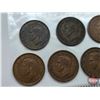 Image 5 : Canada One Cent (8) : 1940; 1941; 1942; 1943; 1944; 1945; 1946; 1947ML (SEE PICS!)  (Listing & Descr