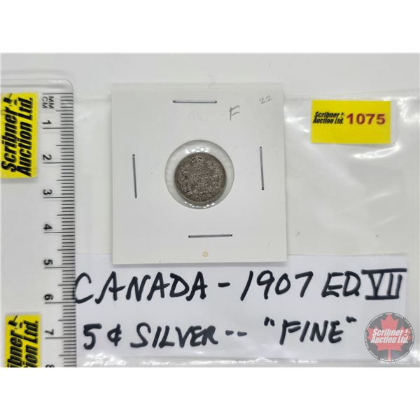 Canada Five Cent 1907 (SEE PICS!)  (Listing & Descriptions are a GUIDE ONLY and are subject to chang