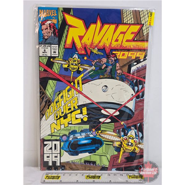 MARVEL COMICS : Ravage 2099 - Dogfight Over NYC! #6 - 1993 (SEE PICS!)  (Listing & Descriptions are 
