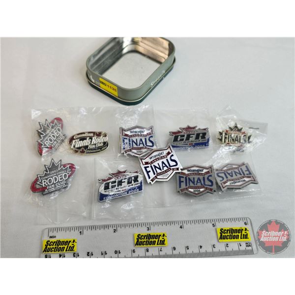 Rodeo Finals Pins (10) Variety  (SEE PICS!)  (Listing & Descriptions are a GUIDE ONLY and are subjec