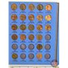 Image 3 : USA One Cent Collection in Whitman Folder (65+ Coins) Intermittent from 1918 - 1940 (See Pictures fo