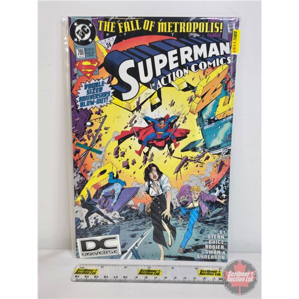 DC : The Fall Of Metropolis! Superman In Action Comics #700 - 1994 (SEE PICS!)  (Listing & Descripti