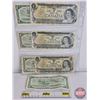 Image 6 : Canada $1 Bills (7) :  - 1954 Beattie/Rasminsky #FF7154132 - 1954 Lawson/Bouey #WF3090235 - 1954 Law