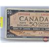 Image 2 : Canada $50 Bill 1954 : Beattie/Rasminsky #BH3953394 (See Pics for Varieties, Conditions, Serial Numb