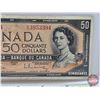 Image 3 : Canada $50 Bill 1954 : Beattie/Rasminsky #BH3953394 (See Pics for Varieties, Conditions, Serial Numb