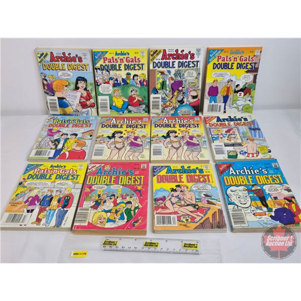 The Archie Digest Library Comics (12) : Archie's Double Digest - 1980's/1990's (Variety) (SEE PICS!)