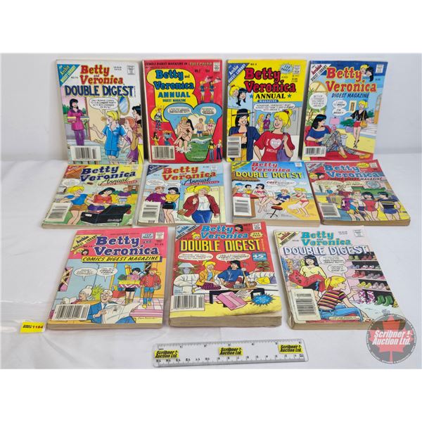 The Archie Digest Library Comics (11) : Betty and Veronica - 1980's/1990's/2000's (Variety) (SEE PIC
