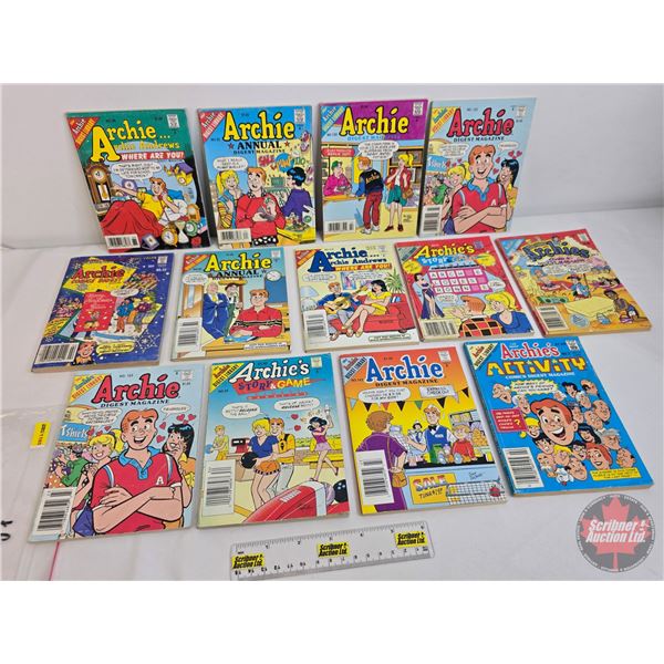The Archie Digest Library Comics (13) : Variety ~ Archie Andrews Where Are You?, Archie Annual, ETC!